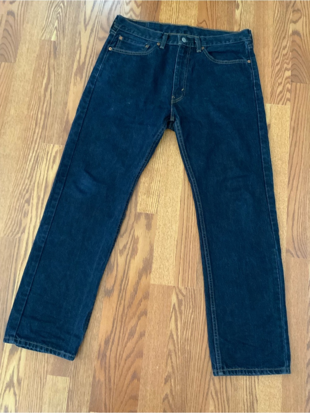 Vintage Levi's 505 Regular Fit Dark Wash Denim Jeans W34 L30